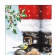 Pacote Com 20 Guardanapos 33x33cm De Papel Looking Up To Santa Fsc Mix